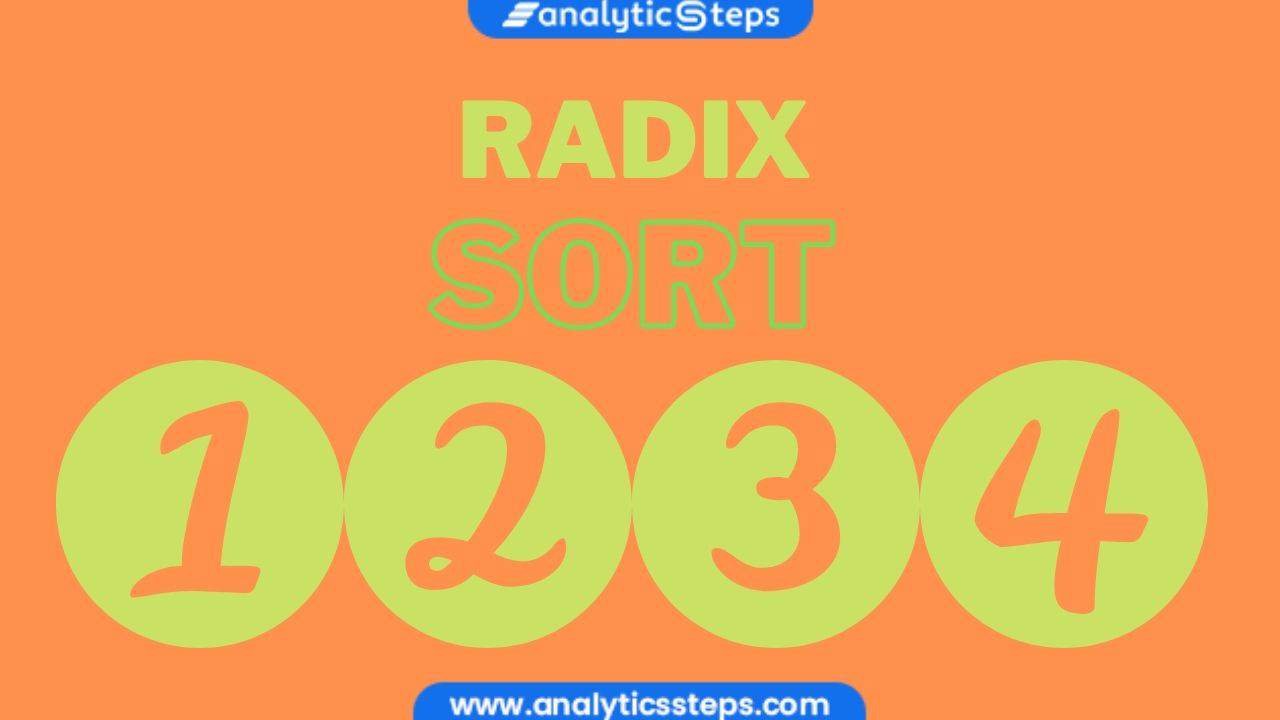 A Radix Sort Tutorial Using Python title banner